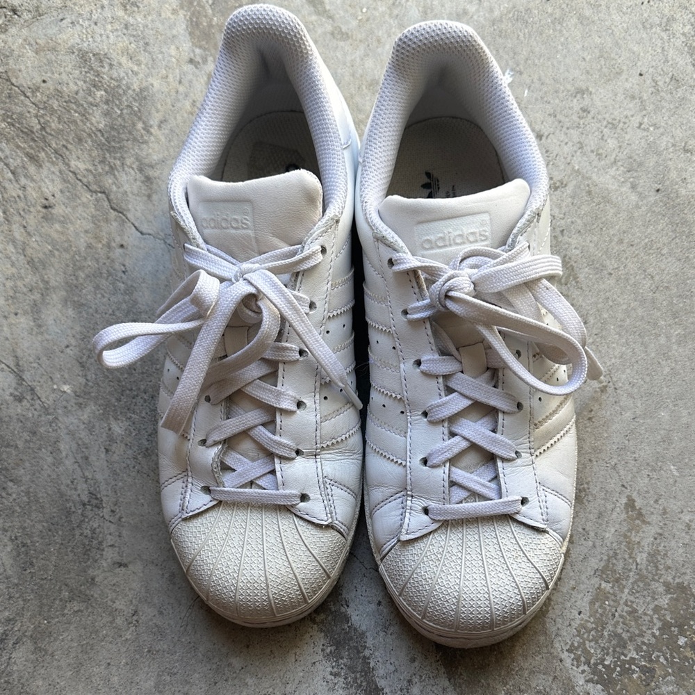 Adidas Classic White Shell Toe Sneakers